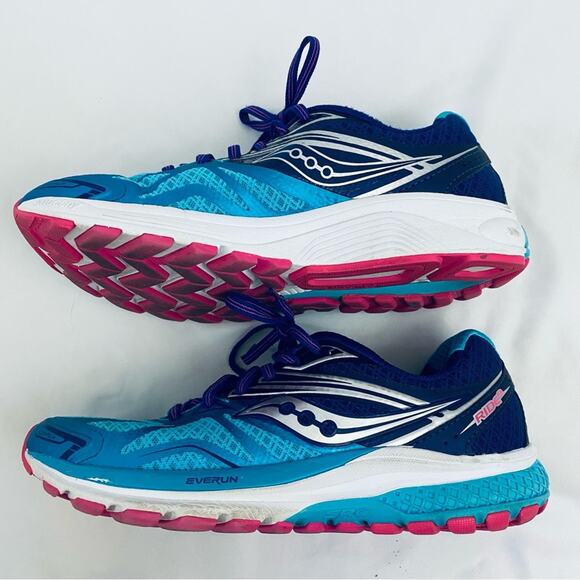 Saucony Everrun Ride 9 Running Shoes Size 7.5 Narrow - Picture 3 of 12